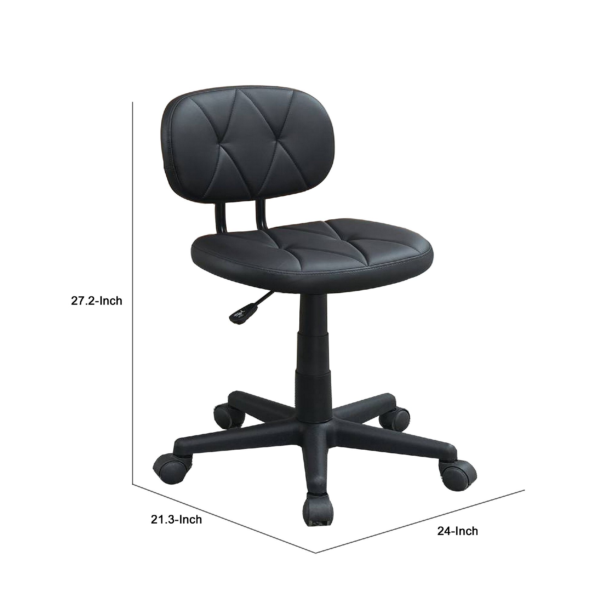 Office chair with seat height 24 inches clearance