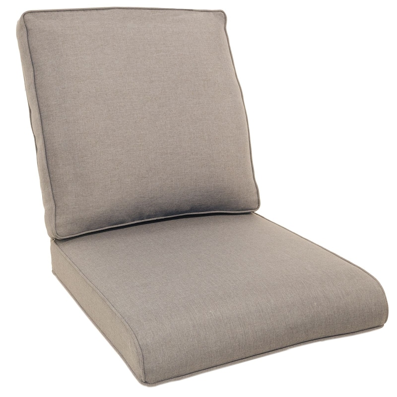 Pocassy 22x25x4" Cushion for Outdoor Swivel Chairs Sofa Set - Grey Cushion - 1 Set Seat & Back Cushion