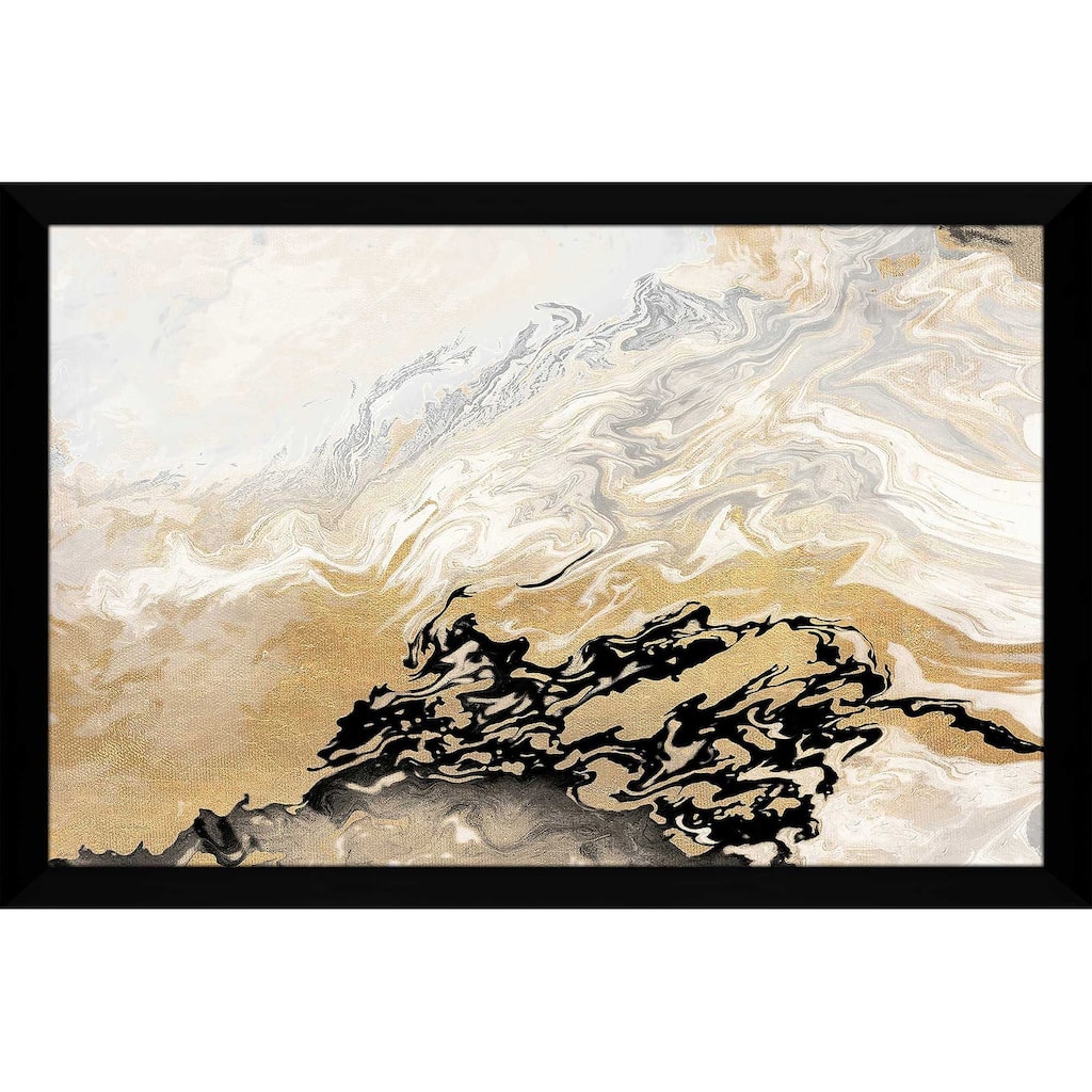 "Gold Wave (Horizontal)" Print on Acrylic