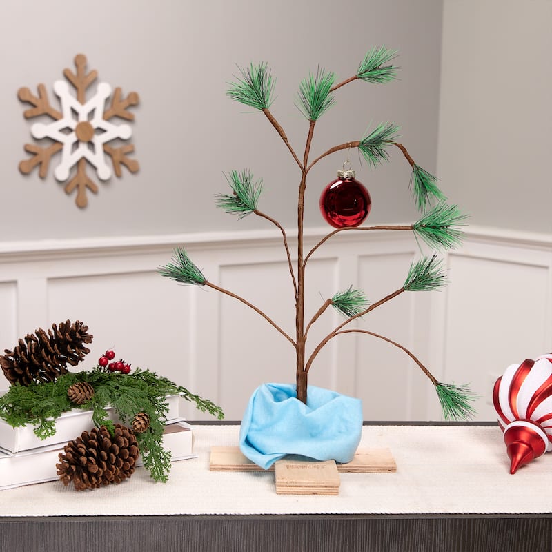 Peanuts The Original Charlie Brown Christmas Tree - 24" - Unlit - 2 Foot