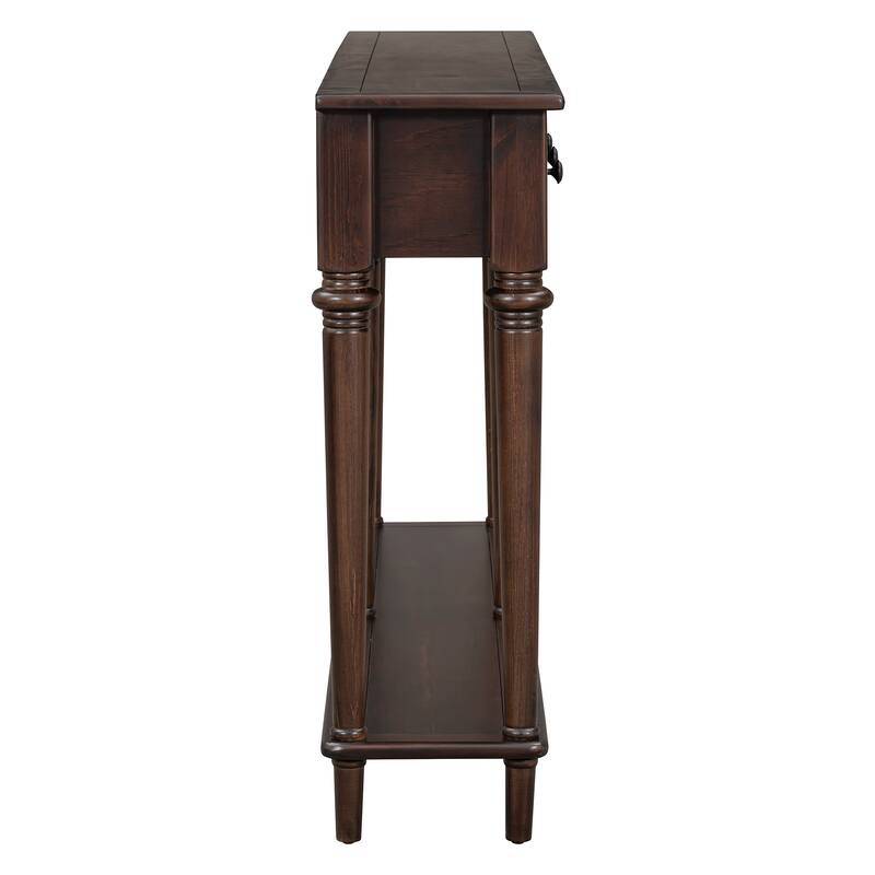 Infinitia 60" Console Table with 4 Drawers and Open Shelf