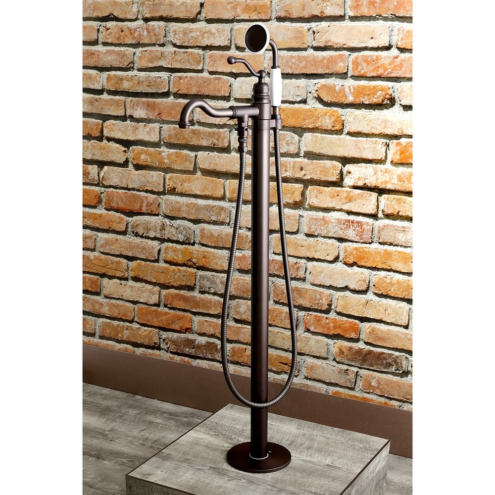 English Country Freestanding Tub Faucet with Hand Shower