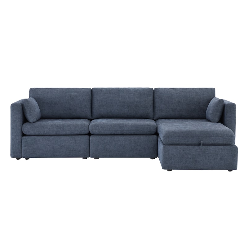 Celia Oversized Modular Sectional Fabric Sofa Set