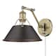 Option Aged Brass & Rubbed Bronze