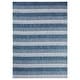 preview thumbnail 11 of 9, Nicole Miller New York Patio Country Charlotte Modern Stripe Indoor/Outdoor Area Rug 5'2"x7'2" - Aquamarine