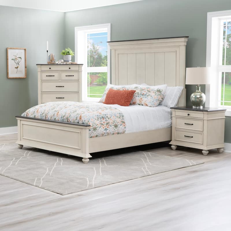 Ellington Queen Bed White
