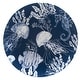 preview thumbnail 2 of 5, Certified International Sea Life Melamine 2-piece Platter Set
