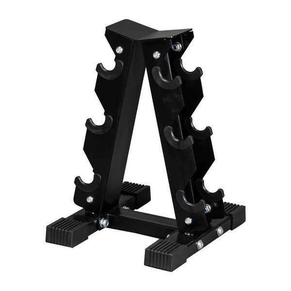 Heavy Duty A Frame Dumbbell Rack 120 lb Weight Capacity Bed