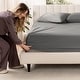 preview thumbnail 4 of 55, Bare Home Organic Cotton Fitted Sheet - Smoth Sateen Weave