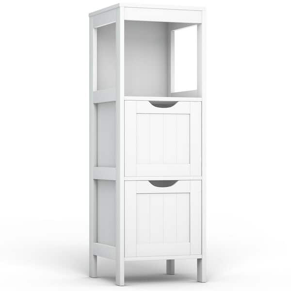 white storage cabinets 48