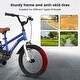 preview thumbnail 24 of 54, Adjustable 14" & 16" Kids Bike with Training Wheels, Safe Brakes & Easy Assembly