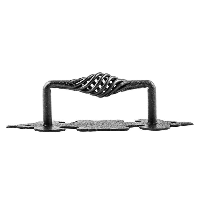 Cabinet Pull Birdcage Black Wrought Iron 6 Pack of 10 Renovators Supply