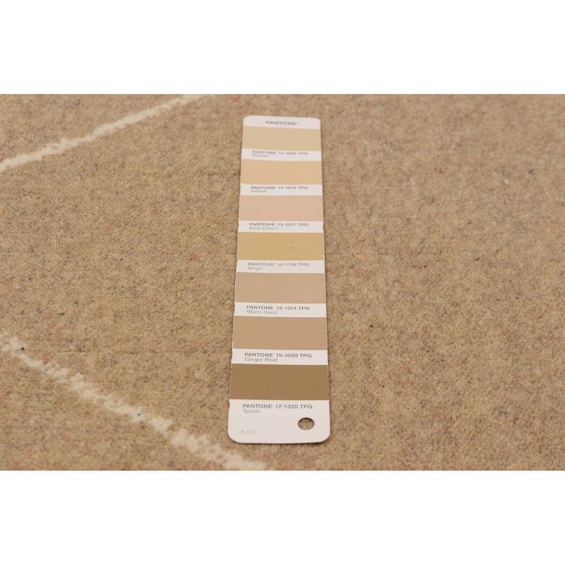 Kashkuli Gabbeh Tan Rug 6'7" x 9'9" - 6'7 x 9'9