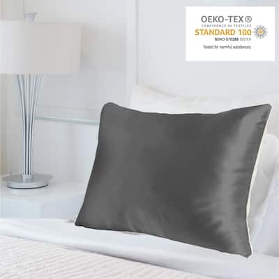 MYK Natural 25 Momme Silk with Cotton Underside Pillowcase