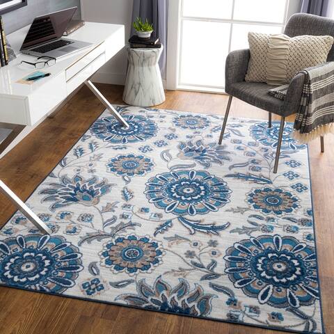 Annona Transitional Floral Area Rug