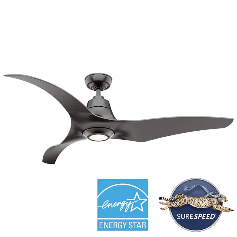 Casablanca Stingray 60" Outdoor ENERGY STAR Ceiling Fan with LED Light and Handheld Remote