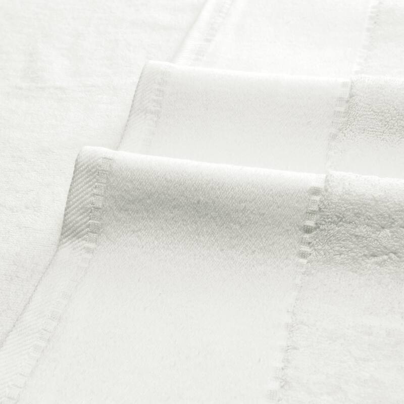 Cotton 2 Pack Solid Bath Towels, Quicker to Dry and Highly Absorbent Towels for Gym Pool 28" x 56" - White