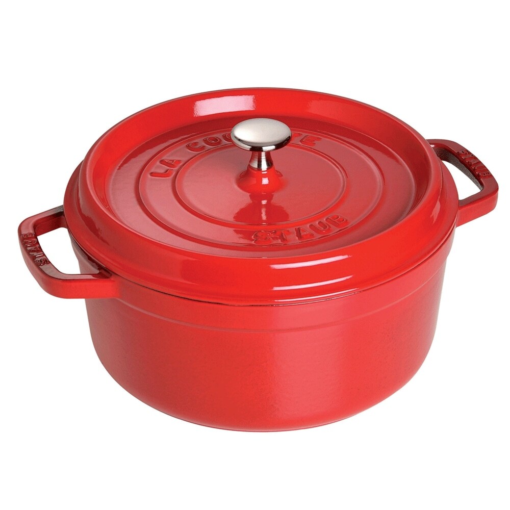 CookPro 2.8 Qt. Casserole Pan with Red Enamel Coating - On Sale - Bed Bath  & Beyond - 33540564