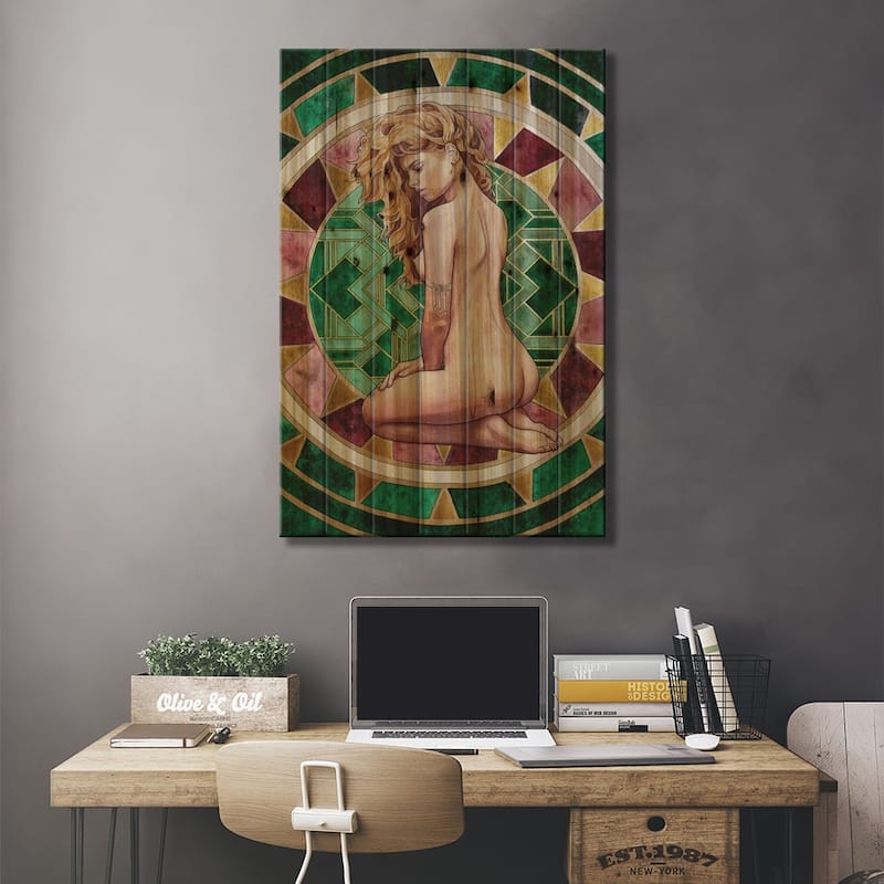 Lux Vitae Print On Wood by Oleg Kaznacheiev - Multi-Color