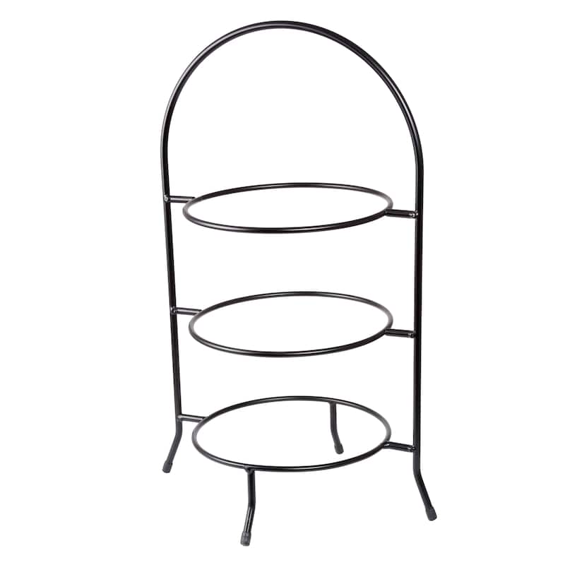 Creative Home Iron Works 3-tier Dinner Plate, Serving Rack Set (Set of 6)