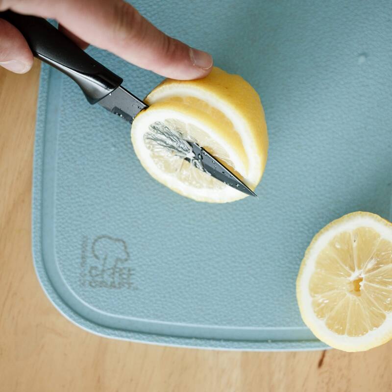 Chef Craft 10 x 7.5 Inch Wheat Straw Cutting Board and Paring Knife Set