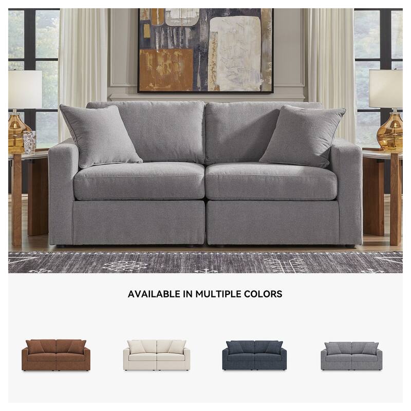 Signature Design by Ashley Modmax 2-Piece Loveseat - 76" W x 37" D x 36" H