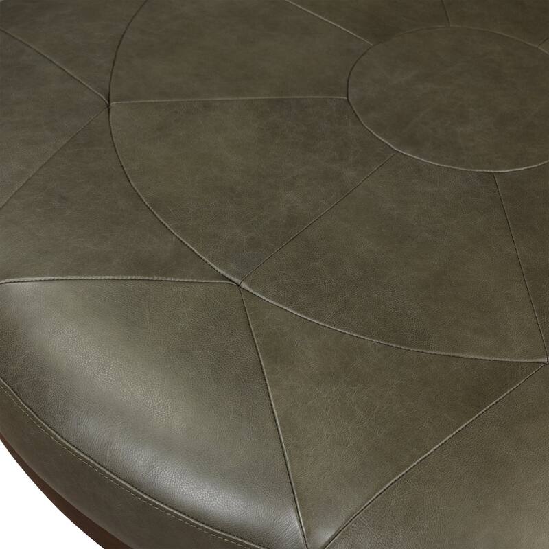 Poly & Bark Gio Ottoman - Full Grain Genuine Italian Leather
