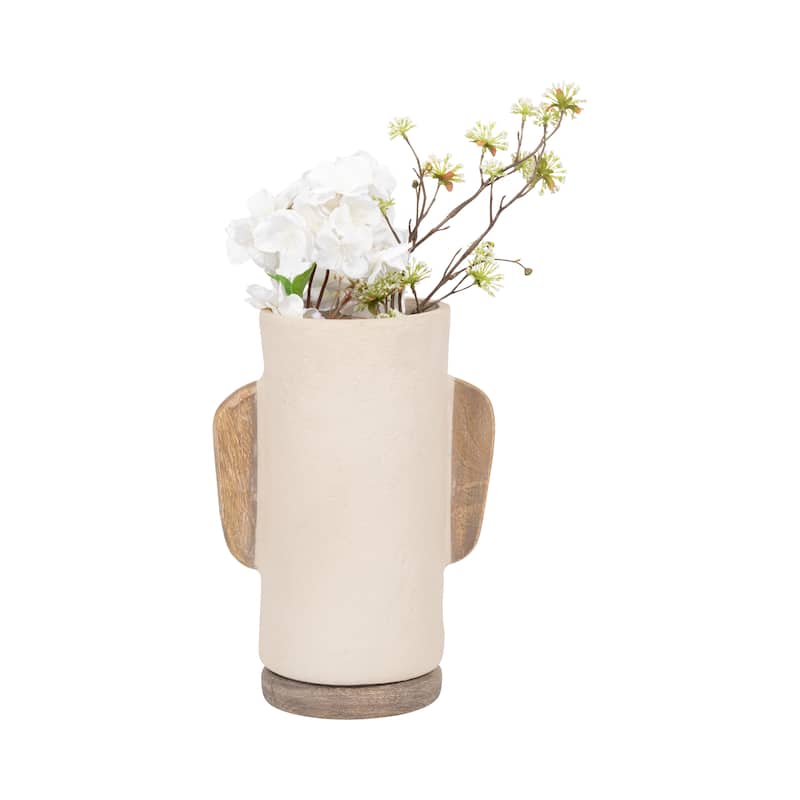 Sagebrook Home Timeless Ceramic Vase - Elegance and Sophistication for Your Living Space Decor