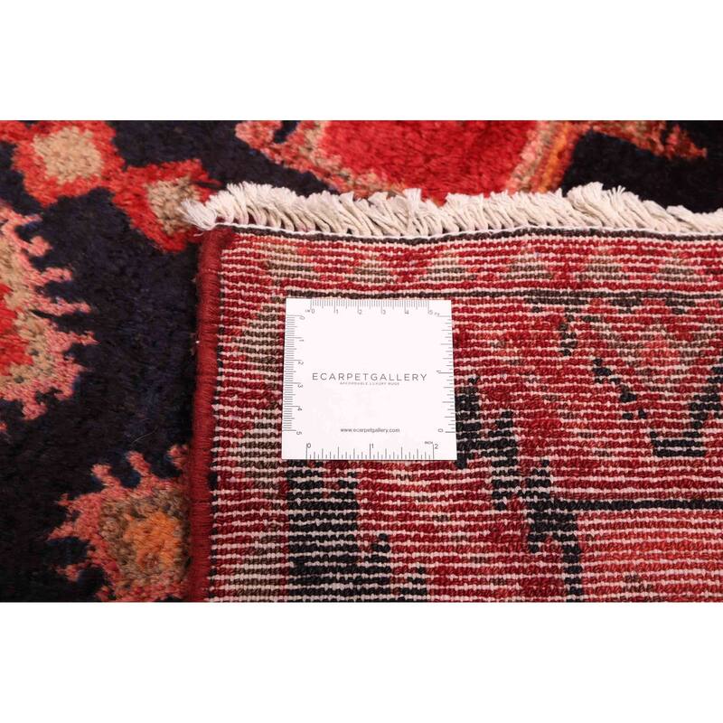 ECARPETGALLERY Hand-knotted Andelz Dark Navy Wool Rug - 4'9 x 9'2