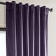 preview thumbnail 7 of 140, Exclusive Fabrics Heritage Plush Velvet Room Darkening Curtain (1 Panel) - Luxurious Single Drapery for Enhanced Room Darkening