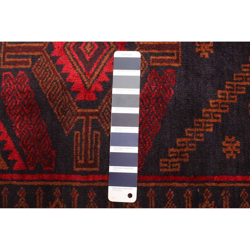 ECARPETGALLERY Hand-knotted Teimani Dark Navy Wool Rug - 2'11 x 4'8