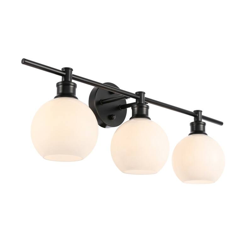 Camille 3-Light Frosted Glass Wall Sconce