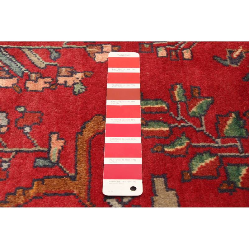 ECARPETGALLERY Hand-knotted Anadol Red Wool Rug - 3'8 x 10'4