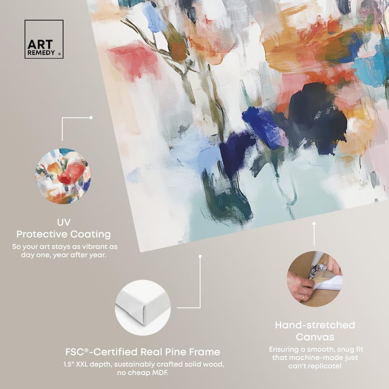 Riot of Color Canvas by Art Remedy, Gallery Wrapped