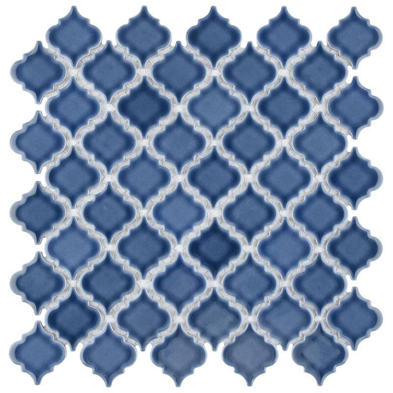 Merola Tile Hudson Tangier Denim Blue 12-3/8" x 12-3/8" Porcelain Floor and Wall Tile