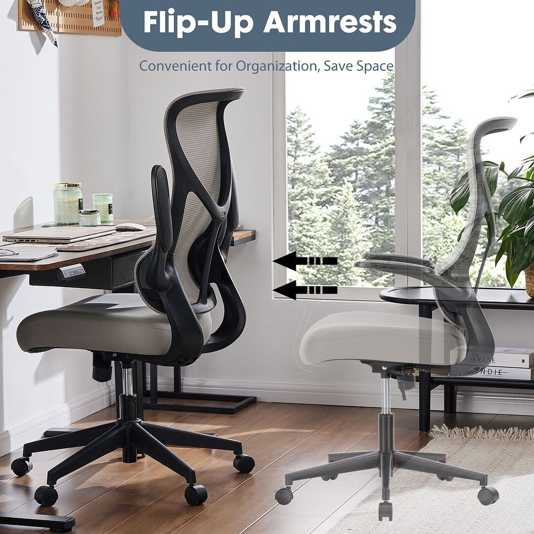 Office Chair Ergonomic Desk Chair with Lumbar Support Bed Bath