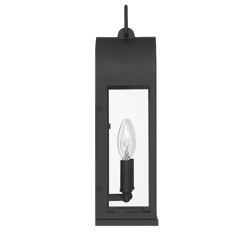 Hunter Kendra Bell Outdoor WeatherMax Wall Light - Pocket Lantern, Transitional, Low-Profile - Resists Extreme Weather!