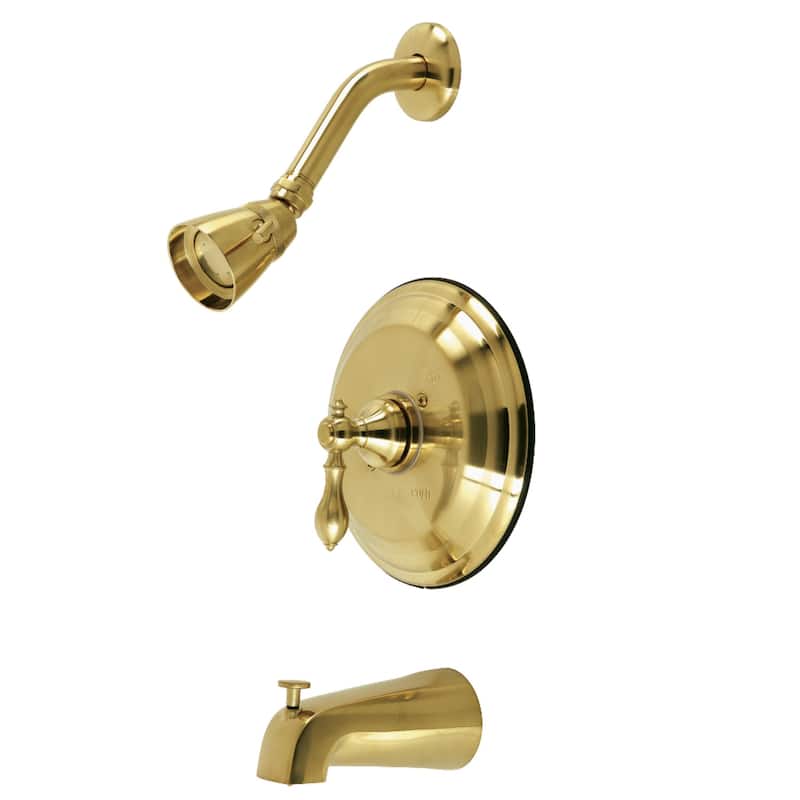 American Classic Single-Handle Tub and Shower Faucet - Brushed Brass