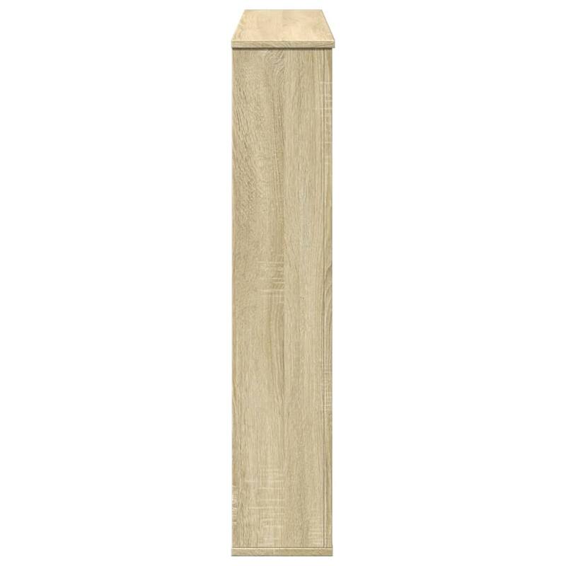 vidaXL Fireplace Surround 39.4x7.9x39.4" Engineered Wood