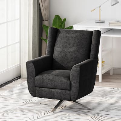 Woodmere Fabric Swivel Chair by Christopher Knight Home - 29.50" W x 34.75" D x 39.00" H