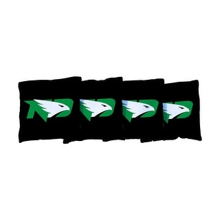 North Dakota Black Cornhole Bags