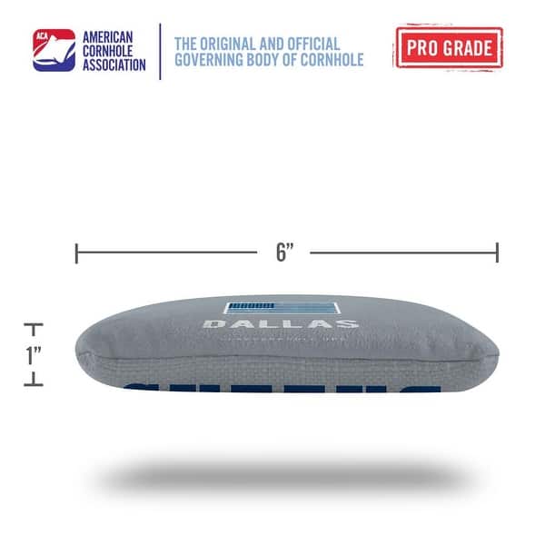 Dallas Football Gray Dual Sided Cornhole Bags