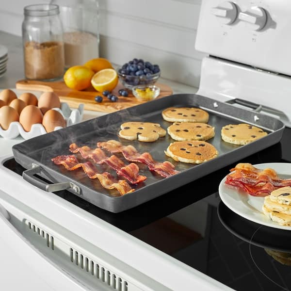 Select by Calphalon HardAnodized Nonstick DoubleBurner Griddle N/A