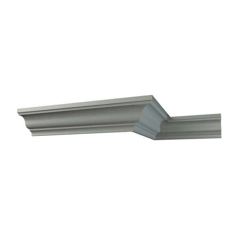 2 3/4"H x 2 3/4"P x 3 7/8"F x 96"L Adeline Crown Moulding - 1-Pack