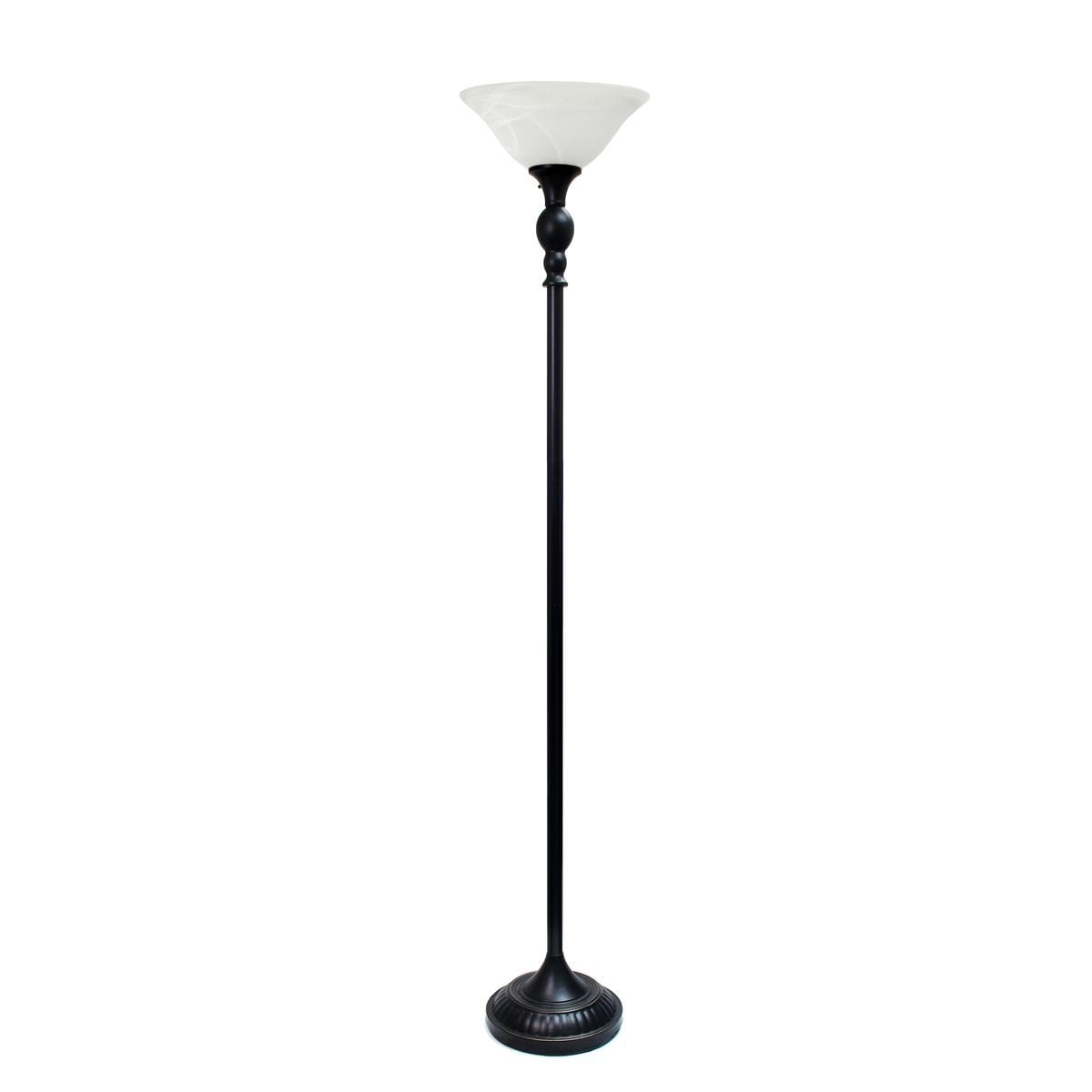 White torchiere hot sale floor lamp