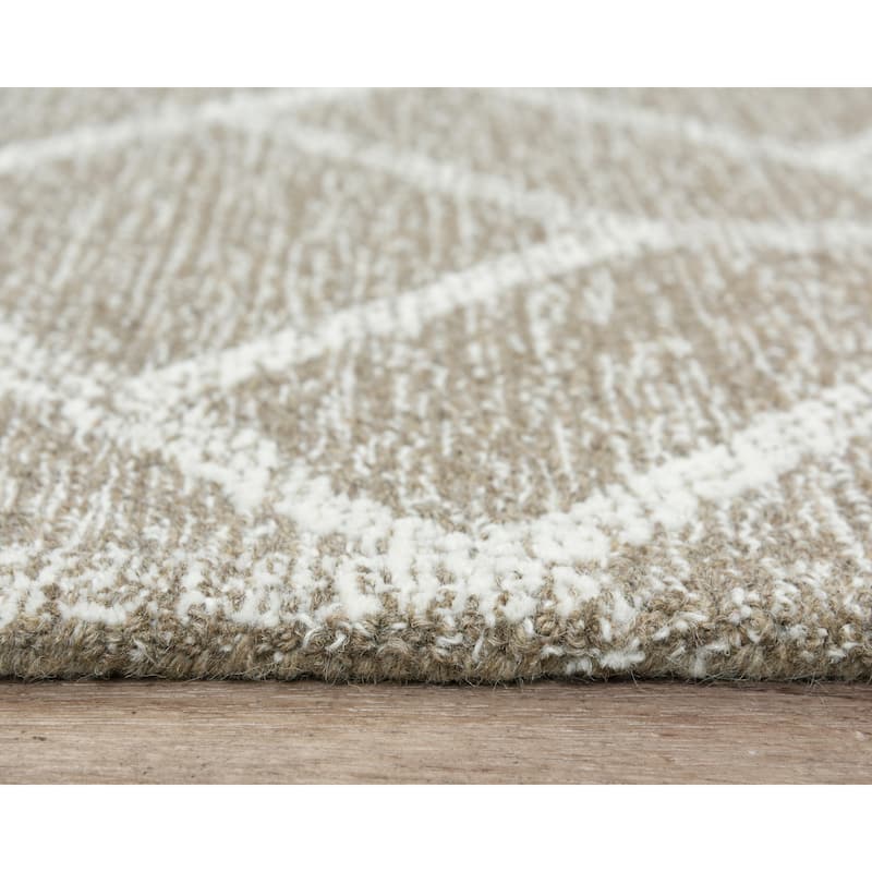 Alora Decor Avondale Geometric Hand-tufted Wool Rug