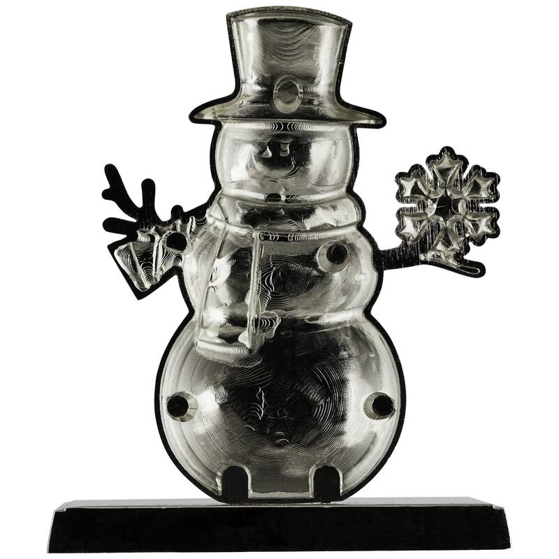 Smiling Snowman Christmas Stocking Holder - 6"