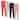 Touched by Nature Toddler, Big Kids and Youth Girl Organic Cotton Leggings 4pk, Poppy