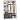 Gymax 6-in-1 Freestanding Hall Tree Coat Rack w/ Bench & Fabric