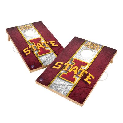 Vintage Iowa State University Cyclones Regulation 2x4 Cornhole Set